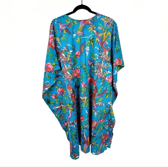 Gorgeous Cotton Indian Kaftan NWOT - Picture 2 of 5